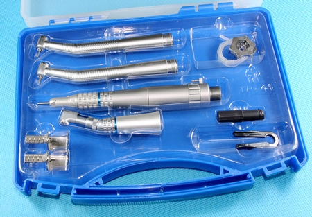 Dental High Speed Wrench Type Handpiece and Low Contra Angle Kit